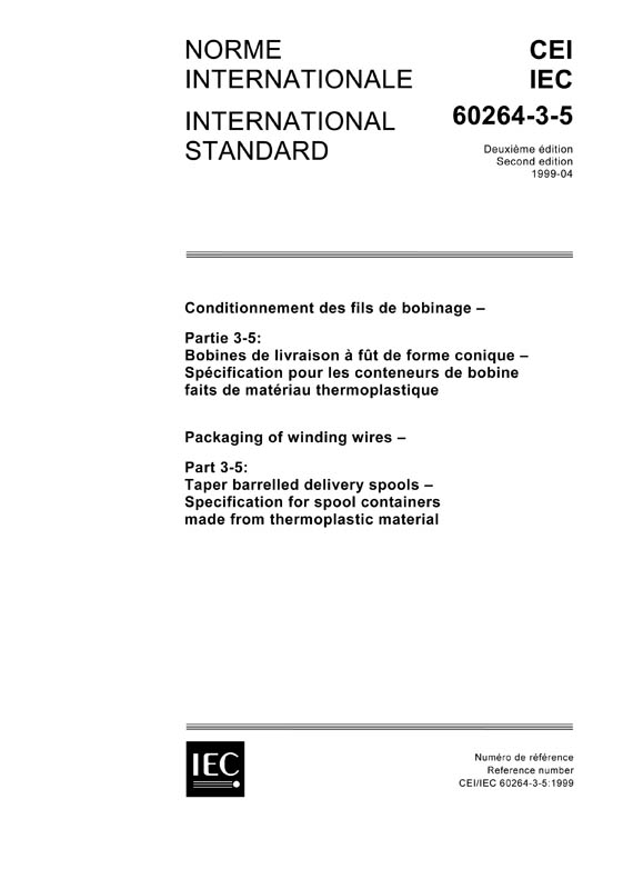 Cover IEC 60264-3-5:1999